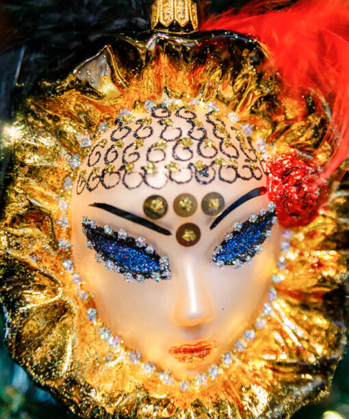 Venetian mask - turquoise  1k0a8489