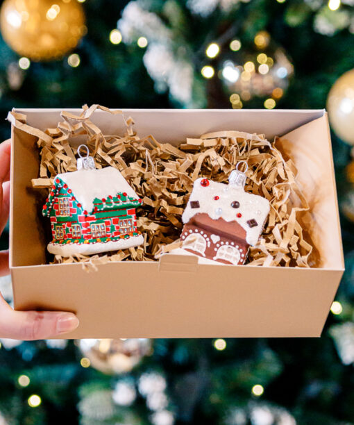 Set - little Christmas houses  1k0a8980