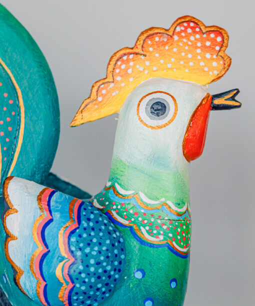 Jerzy Zbrożek - green rooster  1k0a0736