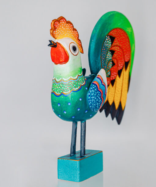 Jerzy Zbrożek - green rooster  1k0a0737