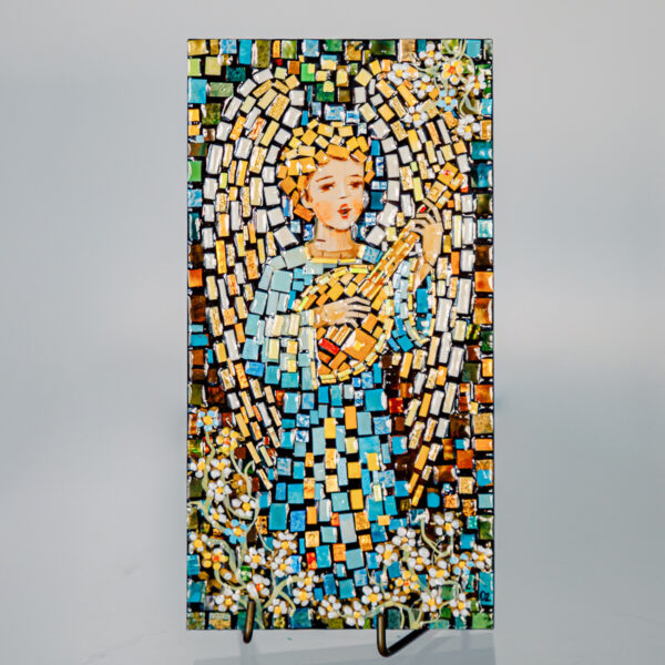 Mosaic - Guardian angel with a violin 1k0a1811