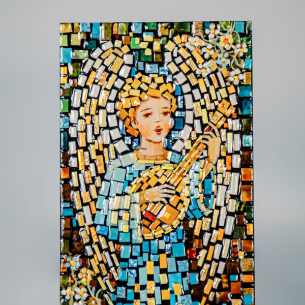 Mosaic - Guardian angel with a violin 1k0a1812