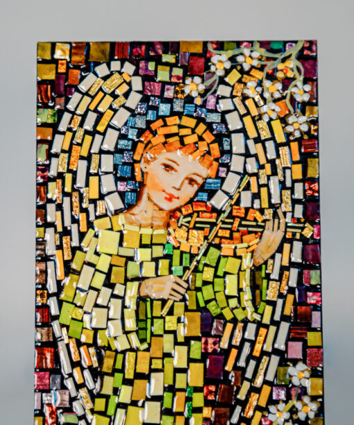Mosaic - Guardian angel with a violin 1k0a1816