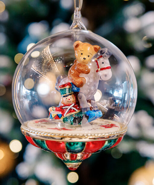 Cloche - Teddy bear on horseback (only in shop)  1k0a7956