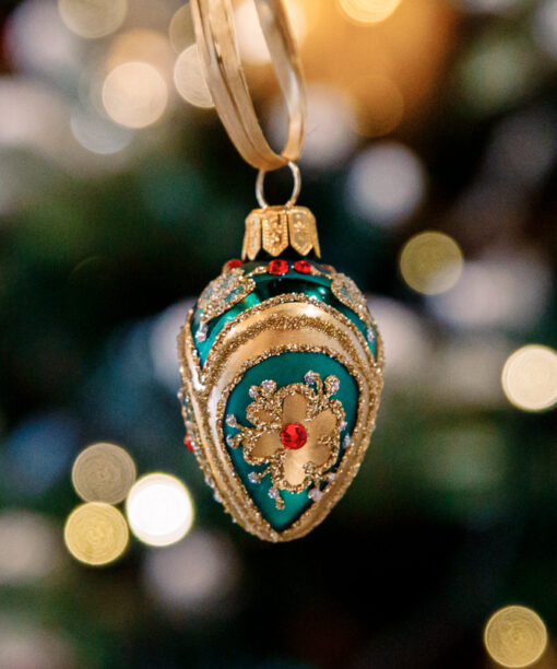 Mini Egg - Flower on green  1k0a3388