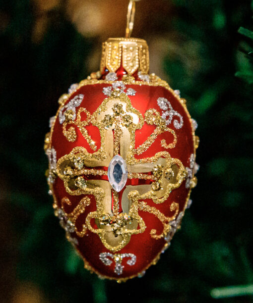 Mini Egg - Cross on red  1k0a3429