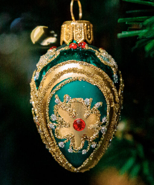 Mini Egg - Flower on green  1k0a3437