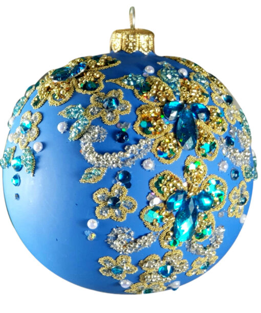 Turquoise with tiny flowers  0010 24709mgx