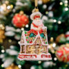 Santa Claus and a gingerbread house 1k0a5875