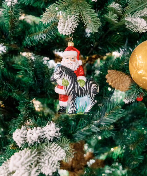 Santa Claus with zebra  1k0a6419