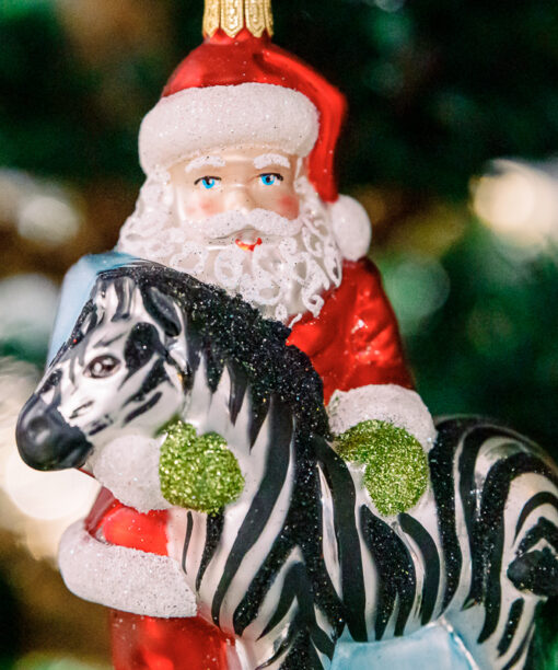 Santa Claus with zebra  1k0a6420