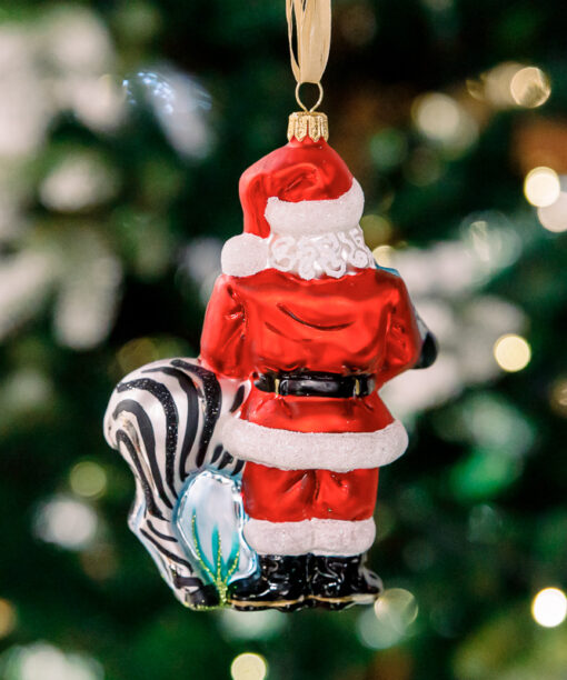 Santa Claus with zebra 1k0a6432