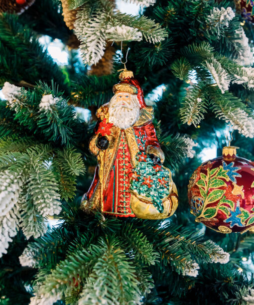 Santa Claus with a bag of flowers  1k0a7370