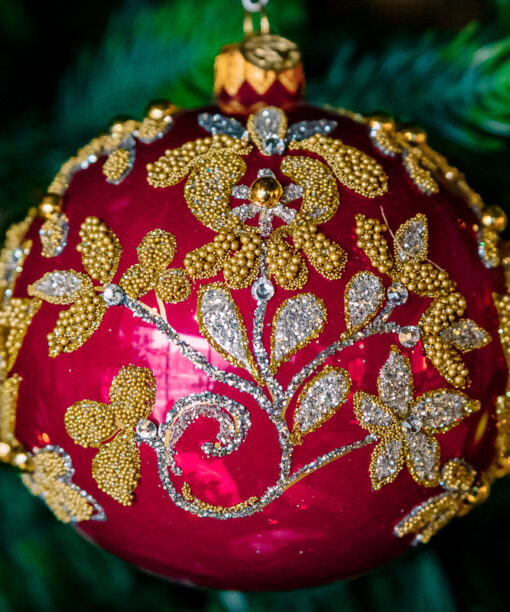 Queen Marysieńka embroidery - iridescent fuchsia  1k0a7475