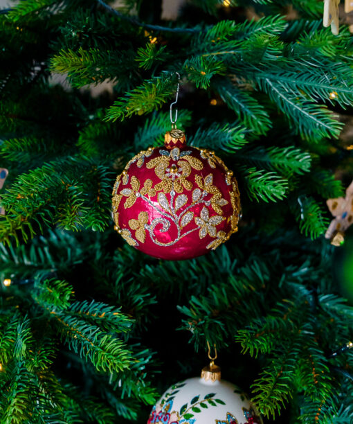 Queen Marysieńka embroidery - iridescent fuchsia  1k0a7476