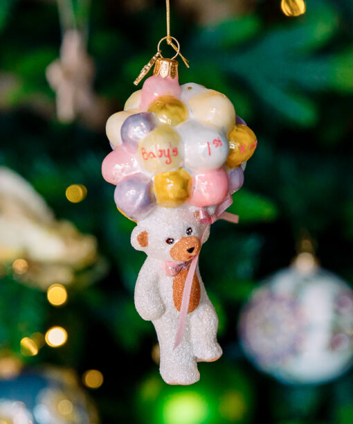 Teddy bear for the girls's first Christmas 1k0a7494