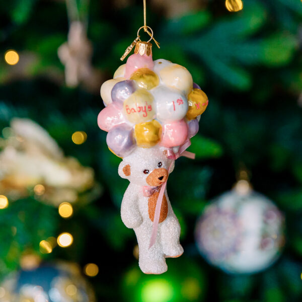 Teddy bear for the girls's first Christmas 1k0a7494
