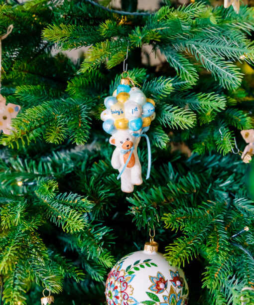 Teddy bear for the boy's first Christmas 1k0a7506
