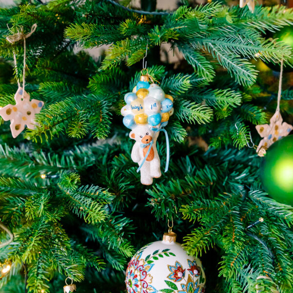 Teddy bear for the boy's first Christmas 1k0a7506