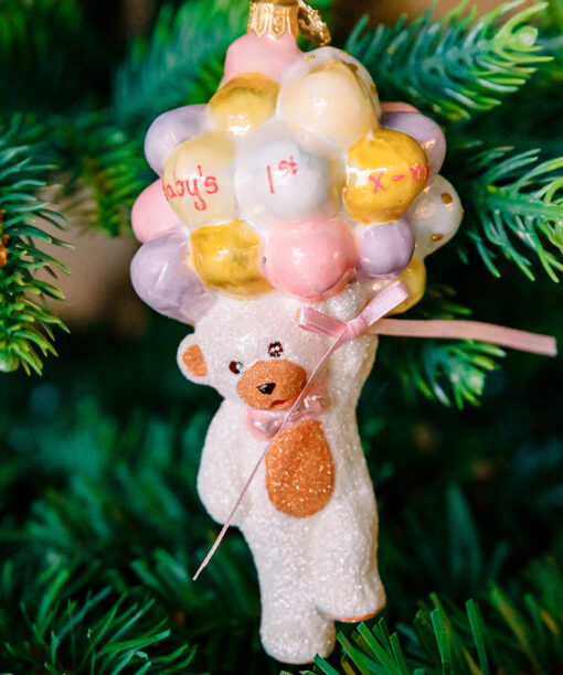 Teddy bear for the girls's first Christmas  1k0a7522