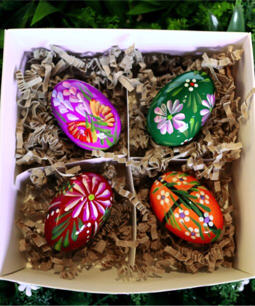Set Wooden eggs - spring Zd 17