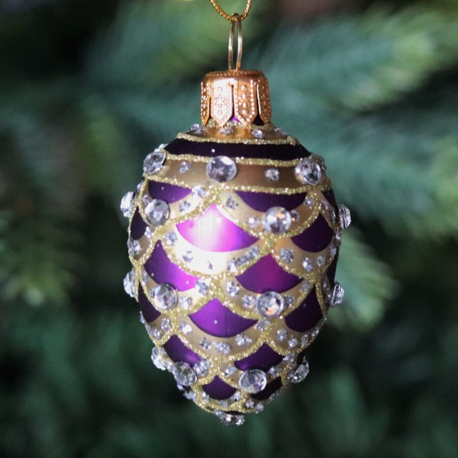 Jajka - Mini jajko - fioletowa szyszka  Img 7562 2