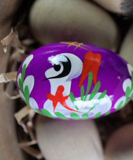 Wooden Easter egg - Lamb on red  Img 8028 2 scaled