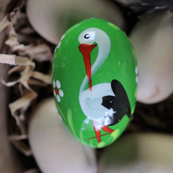 Wooden Easter egg - Lamb on red Img 8052 2 scaled