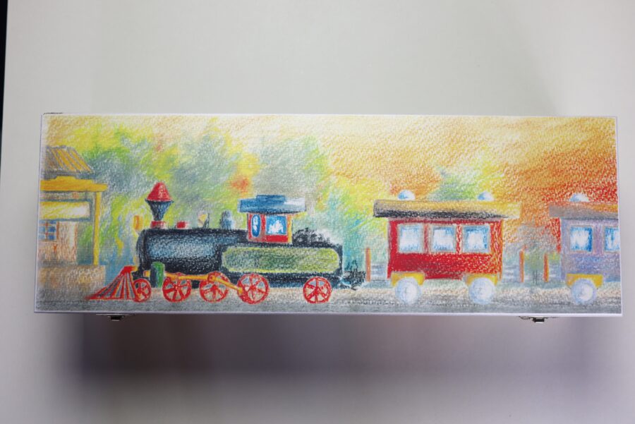 Komozja - Zestaw bombek - Lokomotywa z wagonikami  Img 8959 scaled