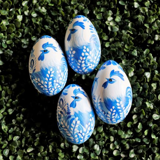 Kuyavian Easter eggs - Blue rooster - goose (Kopia) (Kopia) (Kopia) (Kopia) (Kopia) Mg 2044 scaled