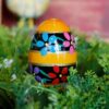 Wooden Easter egg - orange with two stripes  Mg 2341 scaled