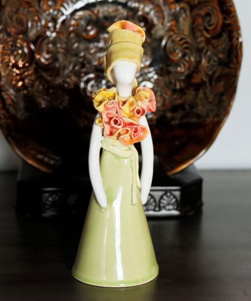 Damy ceramiczne - Dama w kwiatach  Mg 3194 scaled