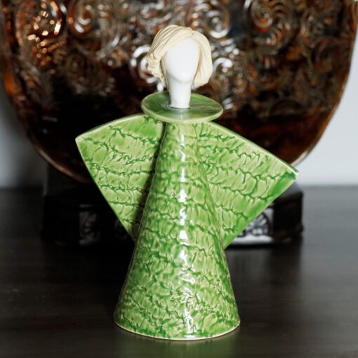 Anioły ceramiczne - Zielony Aniołek Mg 3210 scaled