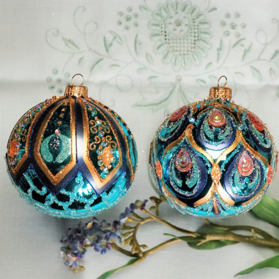 Zestawy - Lambrekin i Pawie oczka na turkusie  Mg 3258 scaled