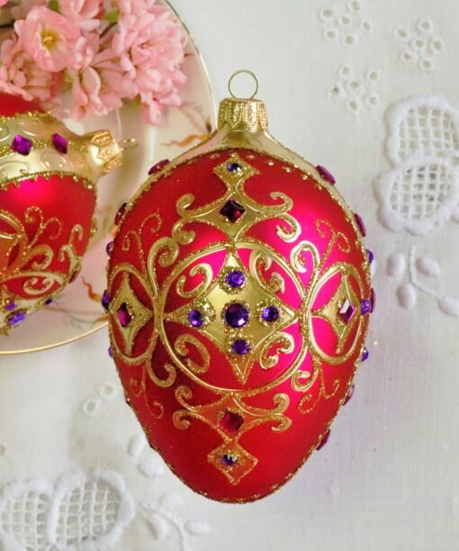 Jajka Carskie - Różowo - złote jajko Marii Fiodorowny  Mg 4036 scaled