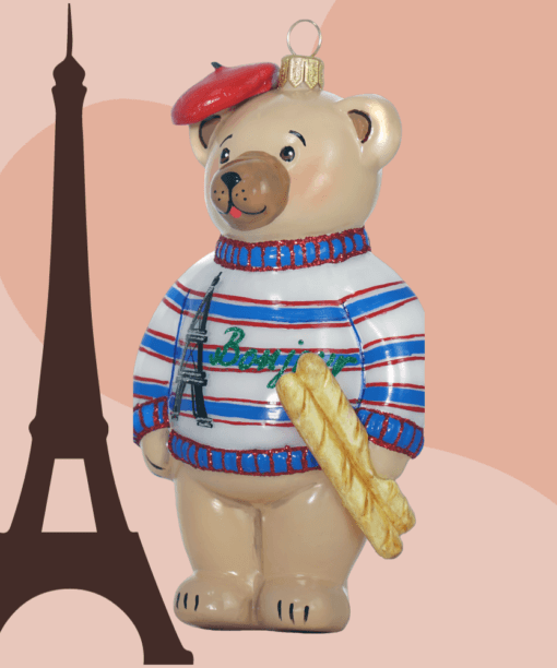 Jewelery collection - Animals - French Teddy Bear with baguettes (Kopia) 4015fr 1