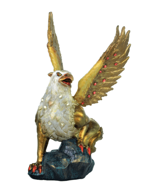 Kolekcja jubilerska - Jubilerski gryf biało - złoty  4844zl