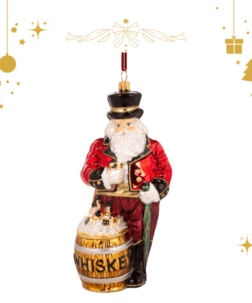 Mikołaje - Mikołaj z beczką Whiskey  S804