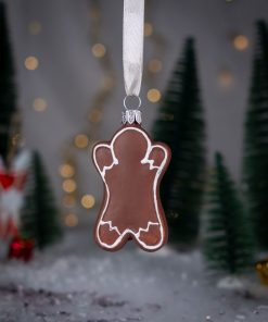 Gingerbread Collection - gingerbread boy with bow tie  Bombkarnia 1225 074