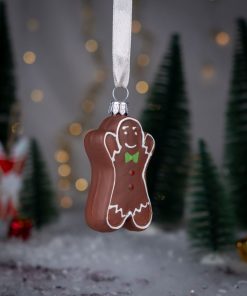 Piernikowa Kolekcja - chłopiec z piernika z muszką  Bombkarnia 1225 075