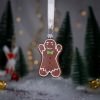 Gingerbread Collection - gingerbread boy with bow tie  Bombkarnia 1225 076