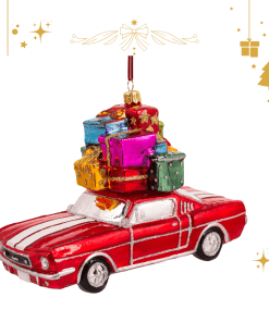 Samochody - Czerwony Mustang z prezentami  S850