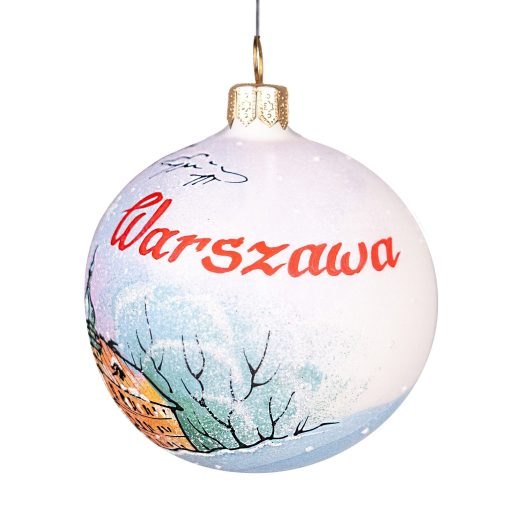Bombki Warszawskie - Plac Zamkowy S5 bombkarnia biale 34