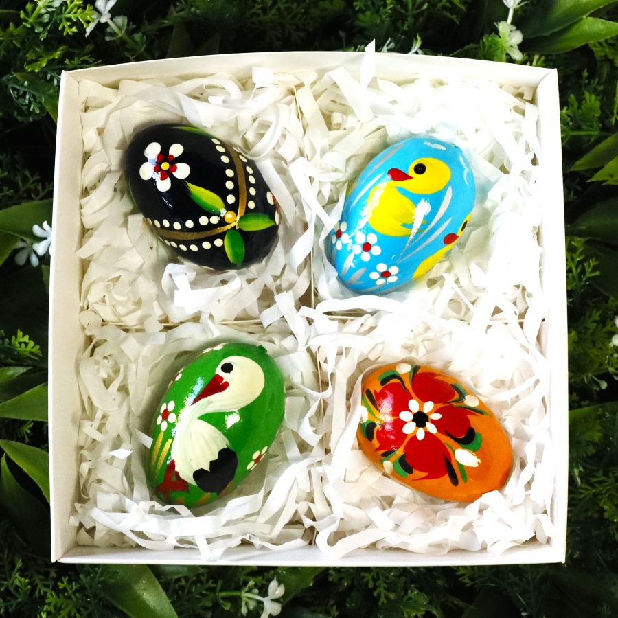 Zestaw pisanek drewnianych - Wiosenne motywy  Mg 6526 scaled