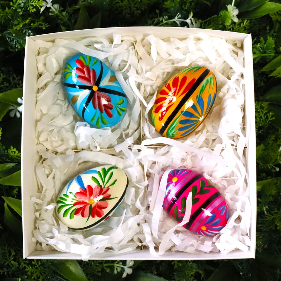 Zestaw pisanek drewnianych - Wiosenne kolorowe kwiaty  Mg 6529 scaled