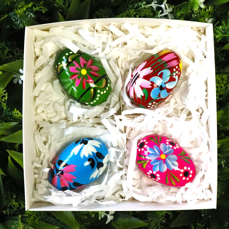 Zestaw pisanek drewnianych - Wiosenne kolorowe kwiatki  Mg 6533 scaled