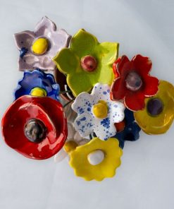 Ceramiczny kolorowy bukiet  S8 bombkarnia scenografia 014