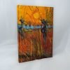 Vincent van Gogh - Notebook A5 80k - "Willows at sunset"  S8 bombkarnia scenografia 023