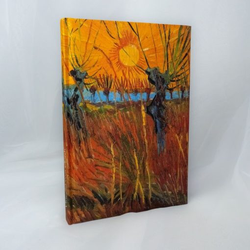 Vincent van Gogh - NOTES A5 80k - "Willows at sunset" S8 bombkarnia scenografia 023