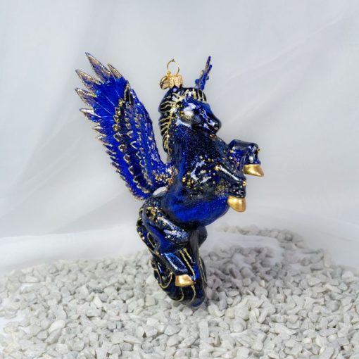 Jewelery collection - Jewelery pegasus navy blue S8 bombkarnia scenografia 032